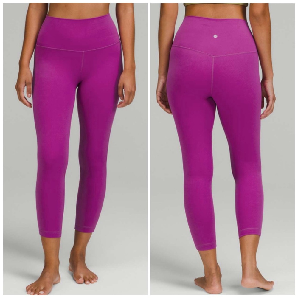 Lululemon Align High-Rise Crop 23" Vivid Plum